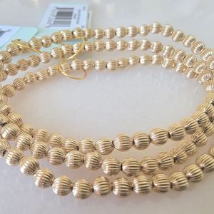 3-enewton extends - dignity gold 4mm bead bracelets